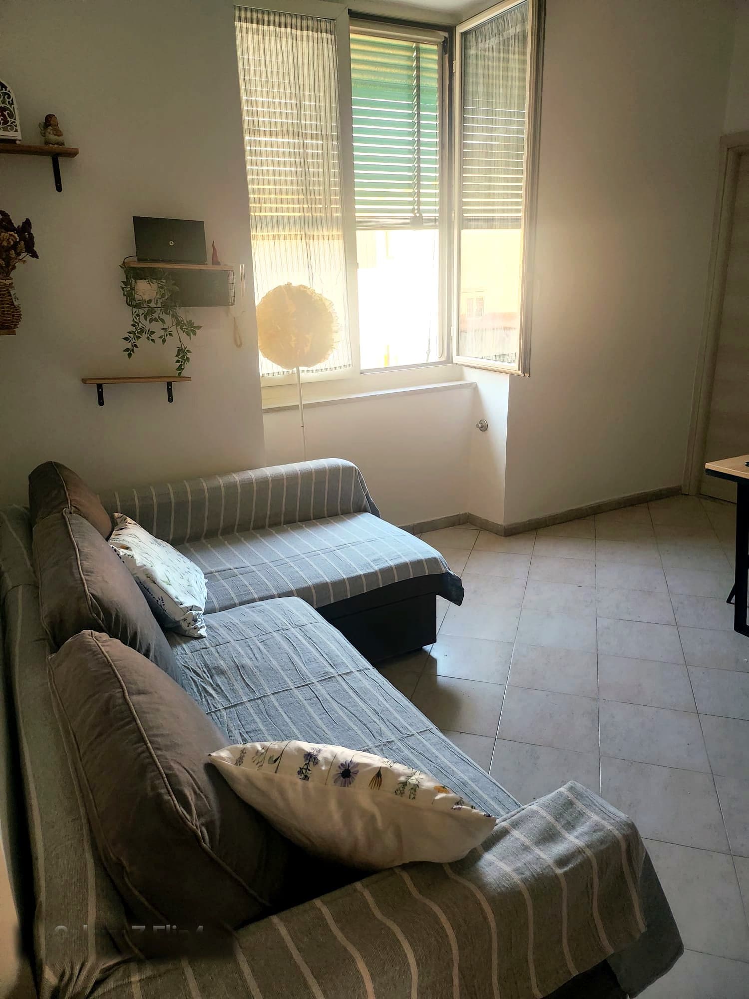 Soggiorno con divano letto